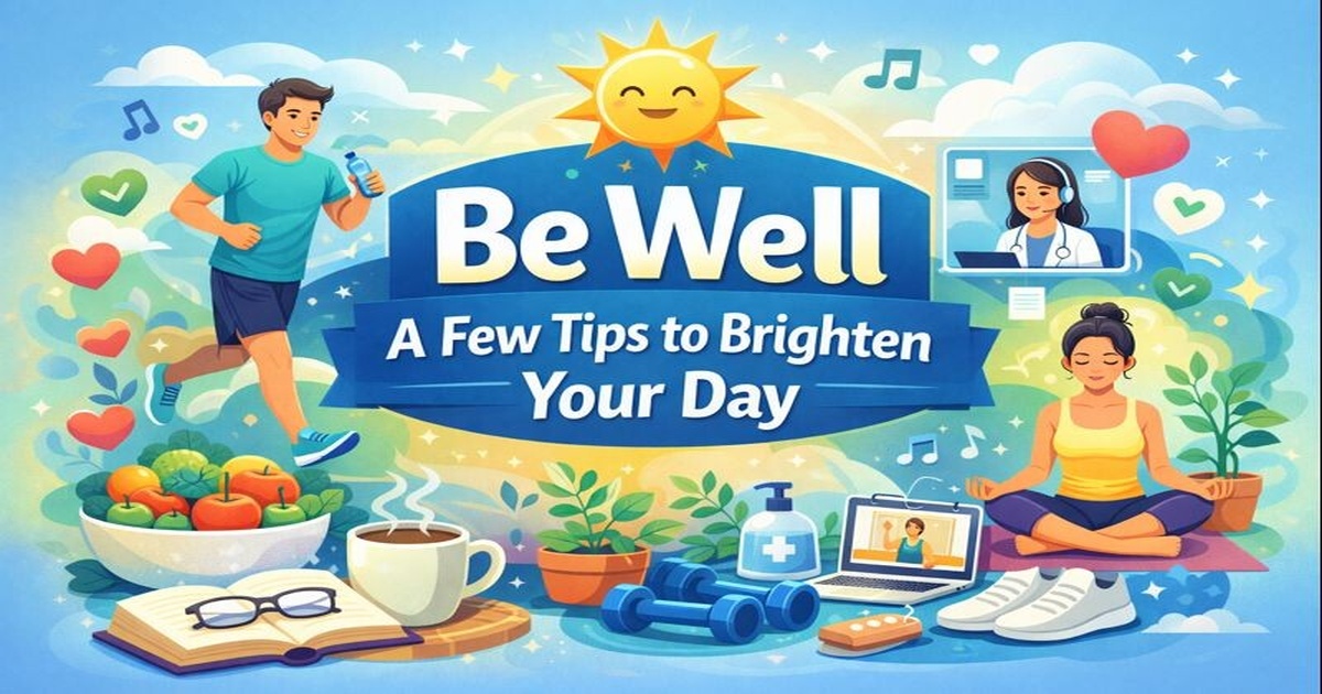 Be Well: A Few Tips to Brighten your Day.
