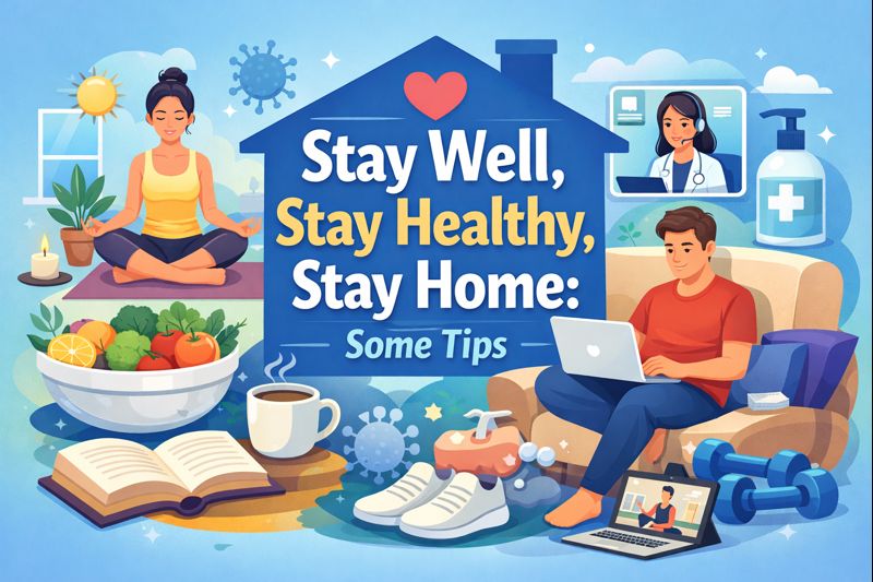 Stay Well, Stay Healthy, Stay Home: Some Tips.